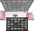 Overhead Car Organizer, Compatible with Chevrolet Silverado Pickup Truck 2019-2025 Car Roof Storage Net Universal Car Ceiling Storage for Camping Storage Bag,Black-Small