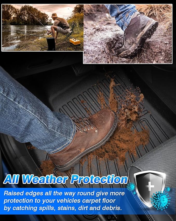 Cartist Floor Mats for Toyota Crown 2023-2025 2026, All Weather Cargo Liner for Crown Accessories Heavy Duty Car Mats, Car Accessories