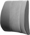Bucket Seat Thick Foam Lumbar Support Cushion: Orthopedic Relief for Car Seats & Chairs-Gray