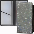 Bling Car Registration and Insurance Document Holder,Rhinestone Organizer Leather Vehicle Glove Box Organizer Car Holder Magnetic Closure Driver License Card Wallet Case (Colorful)