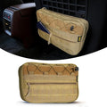 Car Storage Organizer Compatible with 2021-2025 Ford Bronco 2/4 Door, Heavy Duty Rattle-Free Backseat Tactical Seat Storage Bags, No-Drill 600D Oxford Anti-Clutter Gear-Brown