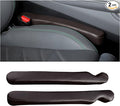 Mandark Car Seat Gap Filler, 2PCS Leather Vehicle Gap Stopper to Fill Between Seat and Console, Automotive Crevice Plug Blocker Accessories from Dropping, Universal for SUV, Sedan, Truck (Coffee)