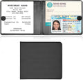 Kewucn 1 PC Car Registration Insurance Holder, Essential Auto Card Glove Box Organizer, Vehicle Interior Accessories Perfect for Most Car, Truck, SUV (10.55''×4.8'', Black)