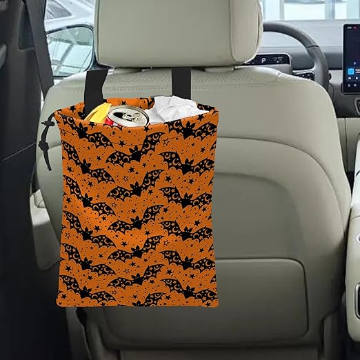 ghatobty Car Trash Can Waterproof Garbage Bag Hanging for Car Back Seat