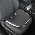 Car Seat Cushion, 2 in 1 Wedge Car Cushions or Lumbar Support for Driving, Extra Large Memory Foam Seat Cushion for Sciatica Pain Relief, Driver Seat Cushion for Car Truck, Black