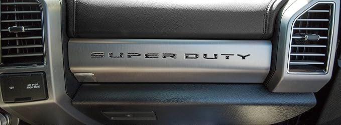 TufSkinz Super Duty Glove Box Letter Inserts - Compatible with 2017-2022 Super Duty