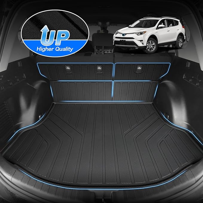 Rav4 Floor Mats - Car Mats for Toyota RAV4 2013-2018, All Weather Floor Mat for Rav4 Accessories, Heavy Duty Rubber Mats, Car Accessories