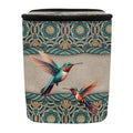 BIGCARJOB Bohemian Style Car Trash Bags for Back Seat,Boho Hummingbird Print Auto Trash Bin Garbage Bags Universal Hanging Trash Can Auto Interior Storage Bags