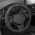 Cat® HexSport Black Carbon Fiber Steering Wheel Cover, Durable and Comfortable with Advanced Grip, Car Steering Wheel Cover for Auto Truck Van SUV - Standard 14.5" - 15 Inches