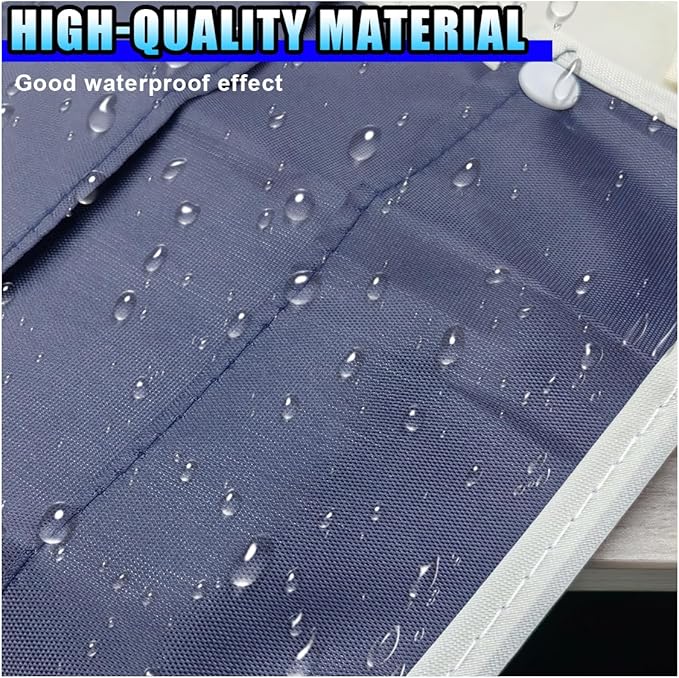 Car Umbrella Storage Cover, 18" x 7" Waterproof Seat Back Hanging Organizer for Long & Short Handled Umbrellas, Foldable Portable Umbrella Storage Bag Accessory Universal for Cars (2PCS)