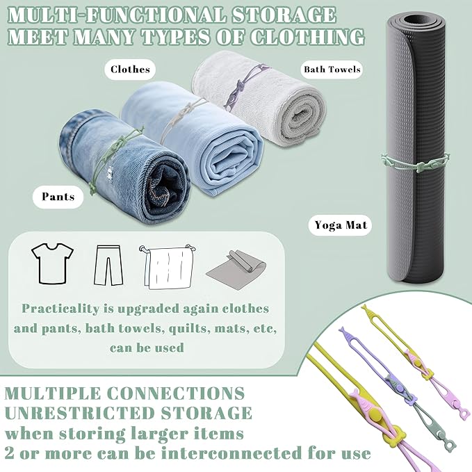 Cord Organizer,36PCS Silicone Cable Ties,Reusable Weatherproof Travel Cable Organizer,High Elasticity Wraps for Bundling Earphone,Phone Charger,Computer Cords,Wire Straps in Home,Office,Kitchen,School