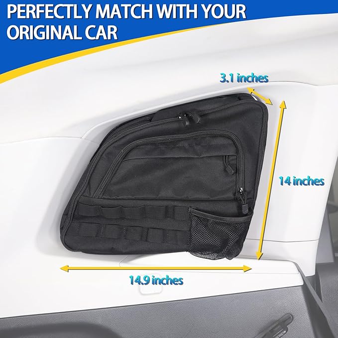Rear Trunk Storage Organizer Box Compatible with Subaru Forester 2013-2018, Rear Left Window Storage Bag, Car Interior Accessories(Left Side)