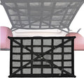 Overhead Car Organizer, Compatible with Chevrolet Silverado Pickup Truck 2019-2025 Car Roof Storage Net Universal Car Ceiling Storage for Camping Storage Bag,Black-Medium