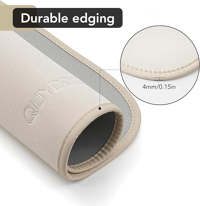 Car Seat Cover, Fit for All Car Seats, Wear-Resistant, Scratch Resistant, Washable, Used All Year Round, Protects The Seat, Does Not Affect Heating and Ventilation, Beige 2 PCS
