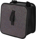 1 Pcs Universal Car Trash Can Hanging 9.1" Length 5.5" Width 9.1" Height Trash Bin Multicolor Fabric Rhinestone