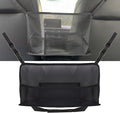 Car Storage Bag, Auto Net Pocket Handbag Holder, Driver Storage Netting Pouch for Document Phone Tissue Purse Storage, Organizer Mesh Bag Between Two Seats, Backseat Pets Barrier, Black