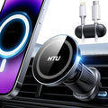 [2026 True Military-Grade] Magnetic Car Mount Vent [Upgraded Strongest Magnet & Metal Hook] for MagSafe Phone Holder Car for iPhone 17 16 15 14 13 Android【Patent & Safety Certs】, Non-Charging, Black
