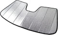 Custom Fit Car Sun Shade Windshield | Sun Visor | Car Window Shades | Fold Up Front Sunshade Visor | Compatible with Audi Q5 2008-2017 | CFS-016-S | Silver & Grey 1-pc Set