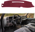 Dash Cover Custom Fit for 1997-2000 Chevy Chevrolet Silverado/GMC Sierra C1500 C2500 C3500 K1500 K2500 K3500, 1997-1999 GMC Yukon/Chevy Tahoe, Dashboard Cover Mat Pad(97-99 Maroon)
