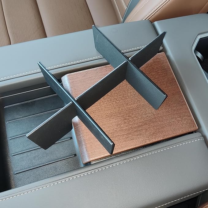Vehicle OCD - Center Console Organizer for Toyota Tundra (2022-2026) / Toyota Sequoia (2023-2026) – Made in USA - NOT Compatible with Center Console Safe - SLX178