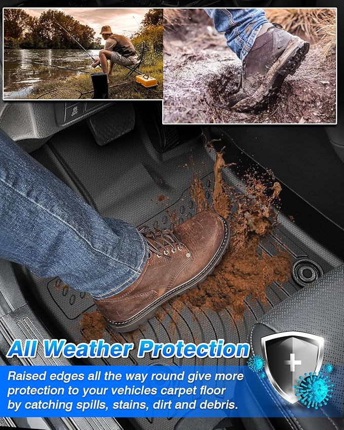 Cartist Floor Mats and Cargo Liner Fit for Nissan Sentra 2020 2021 2022 2023 2024 2025 2026 All Weather Floor Mat for Nissan Sentra Accessories Heavy Duty Carpet Protection