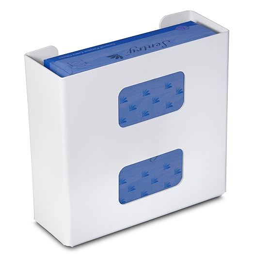 TrippNT 50306 Priced Right Double Glove Box Dispenser Plain Front, 3.88" Length x 10.75" Width x 10.13" Height