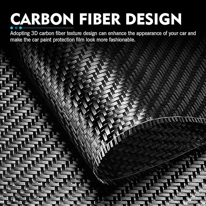 14 PCS Car Door Handle Protector, Carbon Fiber Door Edge Guards, Car Handle Scratch Protector, Auto Exterior Collision Prevention Decorative Accessories, Universal for Most Vehicle (Black)