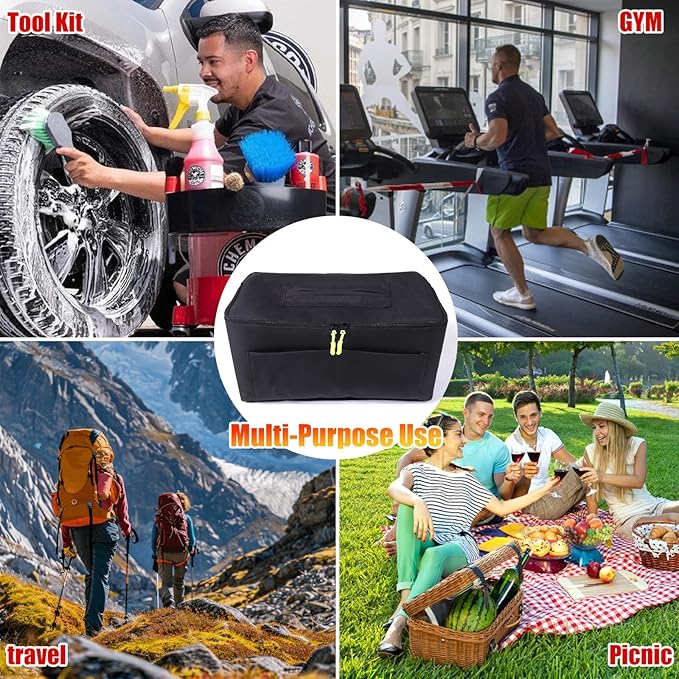 Car Trunk Organizer Storage Bag Cargo for Hummer EV SUV 2024 2025 2026 Accessories Trunk Side Window Luggage Storage Bag Foldable Collapsible Large Capacity Stable Multi-Function-Trunk Organization