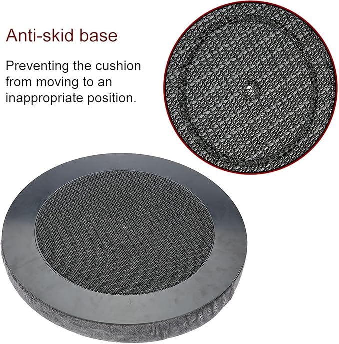 360 Rotating Seat Cushion, 2025 New Seat Cushion for Car Swivel Seat Cushion for Elderly, Portable Rotating Car Seat Pad, Pregnancy Rotating Car Seat Cushion for Office Car Home