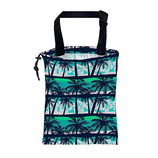 KXWQTRDD Car Garbage Bag Tropical Green Palm Trees Hanging Canvas Car Trash Bag Waterproof Drawstring Car Back Seat Organizer for Car Back Front Seat Console with Adjustable Buckle