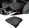 Center Console Cover for Dodge Ram 1500 2019-2026, Bucket Seat, Vinyl Leather Interior Accessories, Car Armrest Cushion Pad, Anti-Scratch, Black