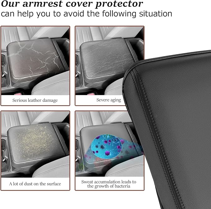 SKTU for 2024 2025 2026 Toyota Tacoma Center Console Cover 2024 2025 2026 Tacoma (SR/SR5/TRD/Limited/Trailhunter/TRD Pro) Armrest Cover Toyota Tacoma 2024 2025 2026 Accessories Center Console Cushion
