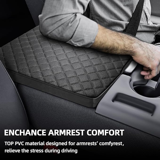 Center Console Cover Fit for 2011-2016 Ford F250 F350 F450 Super Duty 2011-2014 F150 with Jump Seat Console, Armrest Cover Console Cover, Customized Accessories (Only Jump Seat)