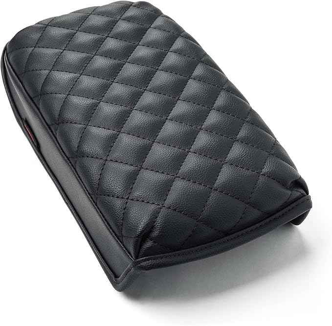 KMMOTORS Center Console Cover Compatible with Kia Sportage QL 2017, 2018, 2019, 2020, 2021, 2022 – Armrest Cushion & Console Protector, Protects from Pet Scratches, Interior Accessories (Black)