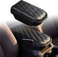 Center Console Cover for 2019-2025 Toyota RAV4 Center Consolce Cover 2025 RAV4 Armrest Cover Cushion Pad for Toyota RAV4 Accessories PU Leather
