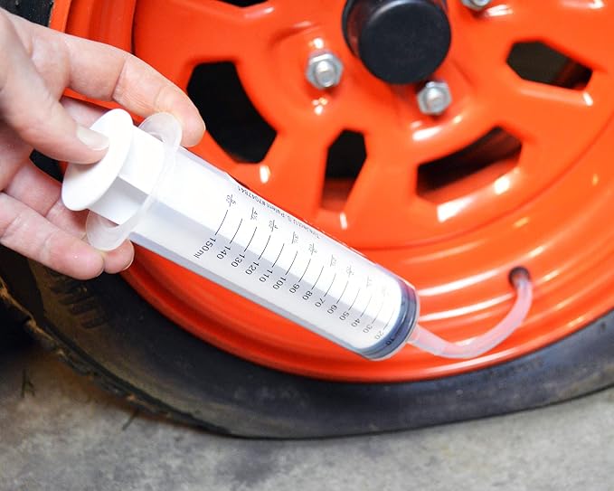 TireJect 5-in-1 Off-Road Tire Sealant - Gallon Kit to Repair and Prevent Flat Tires (applicate up to 16 ATV Tires, Large Tractors, Farm Equipment & More!)
