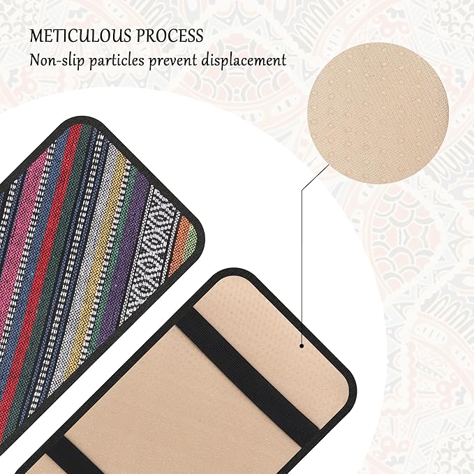Car Center Console Cover,Boho Car Accessories Car Armrest Box Pad for Comfortable Support,Universal Armrest Cover for Car Truck SUV Center Console,Car Decorations Interior Aesthetic (Armrest cover-B)