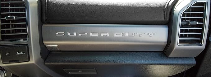 TufSkinz Super Duty Glove Box Letter Inserts - Compatible with 2017-2022 Super Duty