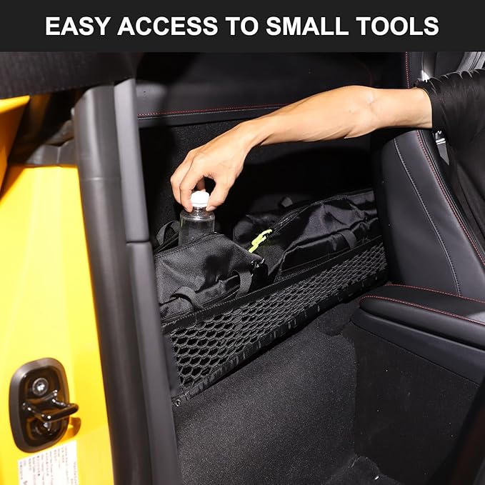 Sekhyna Car Backseat Organizer Compatible with Lotus Emira 2020-2024,Car Organizer Bag Side Trunk Cargo Storage with 2 Large Pockets,2PCS Multifunctional Storage Bag For Lotus EMIRA V6 GT4 I4 Coupe