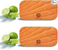 Car Air Freshener - Wood Air Freshener for Visor Clip - Long Lasting Car Odor Eliminator - Vehicle Scent Diffuser - Variety Scent Refill (2 Packs Refill, Lime, NO CLIP)
