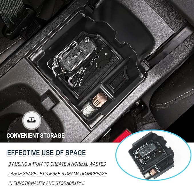 Ruiya 2023-2025 Integra Center Console Organizer for Acura Integra Accessories ABS Material Armrest Console Organizer Compatible with 2023 2024 2025 Acura Integra (Only for Manual Transmission)
