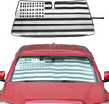 LLKUANG Car Windshield Sun Shade Compatible with Toyota Tacoma 2006-2024 Auto Windshield Sunshades Foldable Blocks UV Rays Sun Visor to Keep Your Vehicle Cool and Damage Free (Style C)