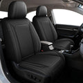 DISUTOGO Front Seat Covers Fit for Nissan Altima 2009-2025 2026 Waterproof Faux Leather Automotive Cushion Protector Car seat Covers Compatible Airbag(2 Seats, Black)