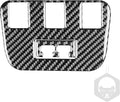 NVCNX Real Premium Carbon Fiber for Chrysler 300 Accessories 2015-2023 2016 2017 2018 2019 2020 2021 2022 S/C/Limited/Touring Car Rear USB Charging Port Panel Cover Interior Trim 2PCs, for 3 Buttons