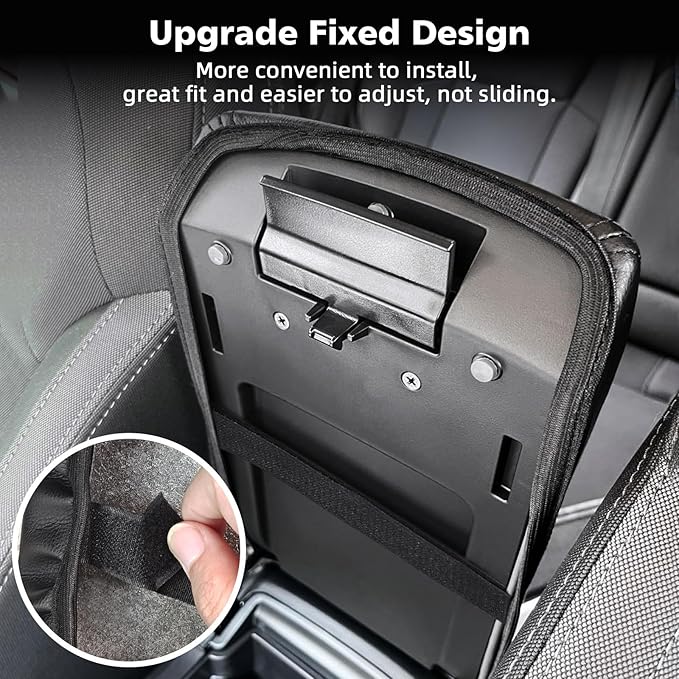 Center Console Armrest Cover Compatible with Subaru Crosstrek/Impreza 2024 2025 2026, Soft Armrest Pad Cover Protector Cushion for Subaru Interior Accessories