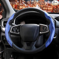 2 Pc Car Carbon Fiber Steering Wheel Cover, Anti-Skid & Scratch-Proof Ultra Thin Steering Wheel Cover Protector Men/Women,100% Universal Fit Steering Wheel,Car Accessories Gifts