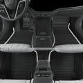 Luxury car Floor mats are for 99% of Vehicle Models,All Weather car Floor mats Provide Comprehensive Protection for Vehicles,Floor mats for car Personalized Customization! (2+1 Blackwhite)