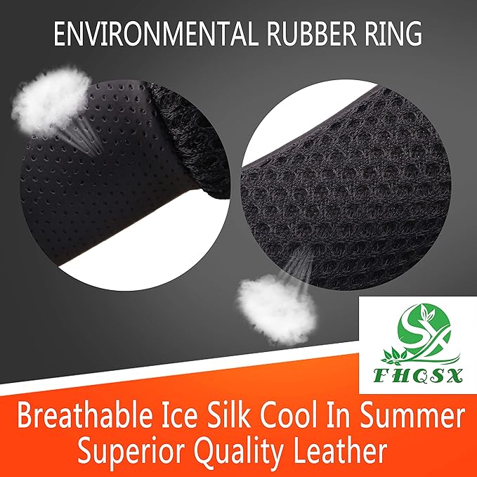 Auto Steering Wheel Cover Hand Pad Cushion Slip-on Universal Fit 15'' / 38 cm (Black)