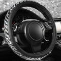 CAR PASS Bling Diamond Leather Steering Wheel Cover, with Bling Sparkly Crystal Glitter Rhinestone Universal Fit 14" 1/2-15" Car Wheel Protector Fit for Women Girl SUV,Vans,Sedans,Trucks, Zebra Print