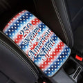 Dreaweet 250 Years American Flag Car Center Console Cover Universal Fit Scratch Resistant Arm Rest Cover for SUV Sedan Soft Comfort Armrest Cover Center Console Cushion Pad